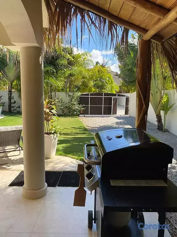 casas vacacionales y villas - Las Terrenas - Samaná, Casa moderna amueblada con piscina privada 5