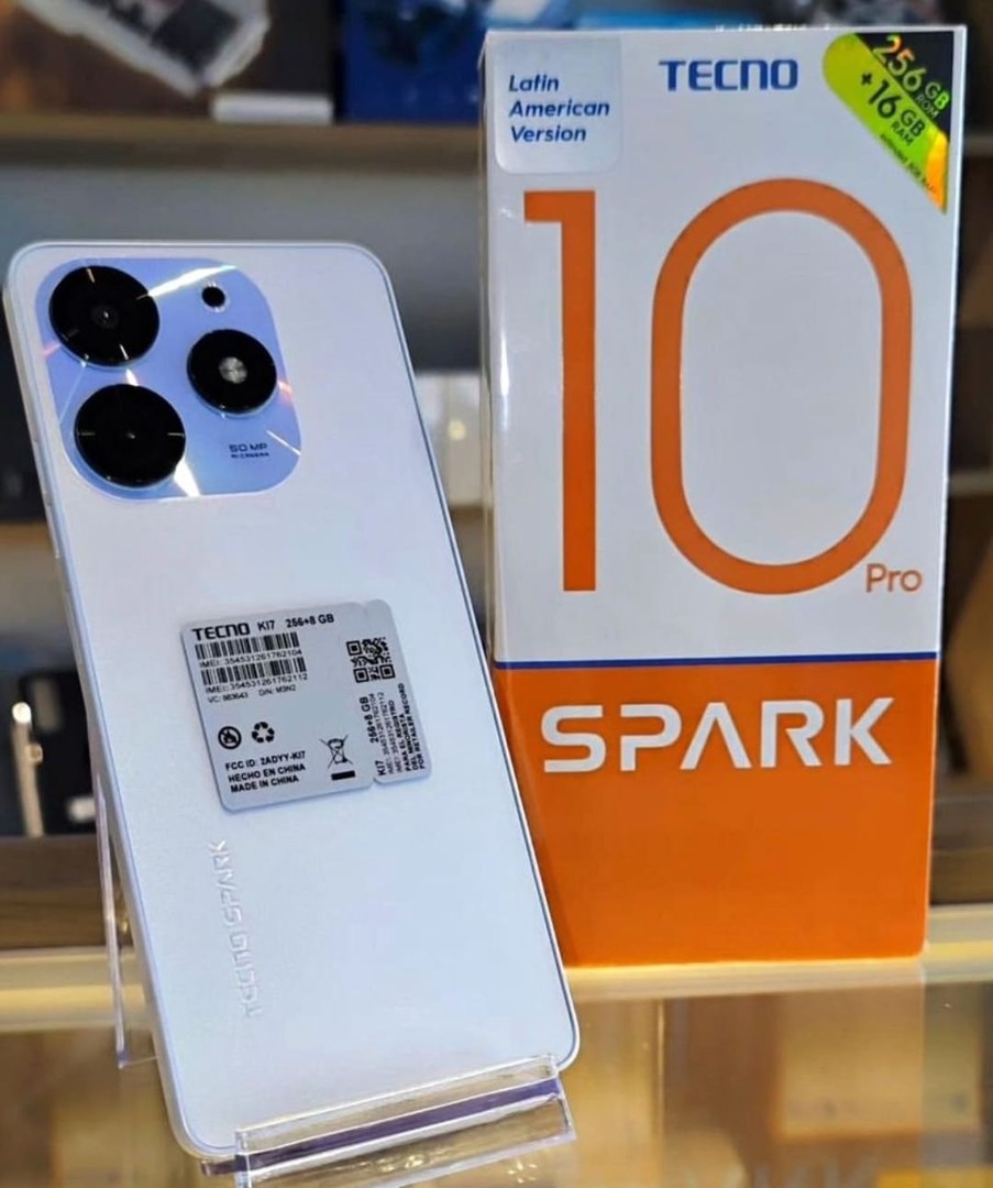 celulares y tabletas - Tecno spark 10 pro, 256 gb 16 de ram, nuevos sellados 