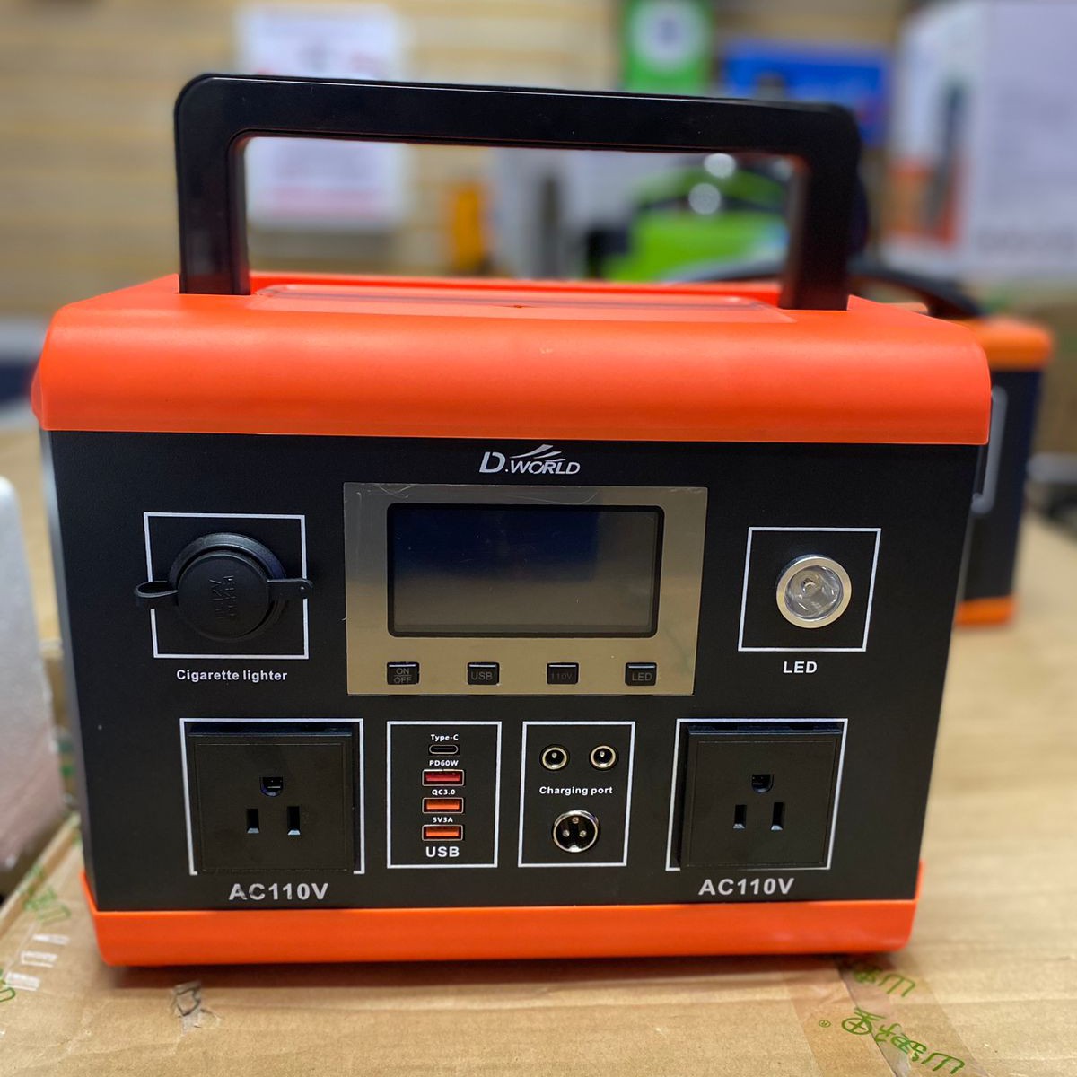 plantas e inversores - inversor portátil 500 watts  