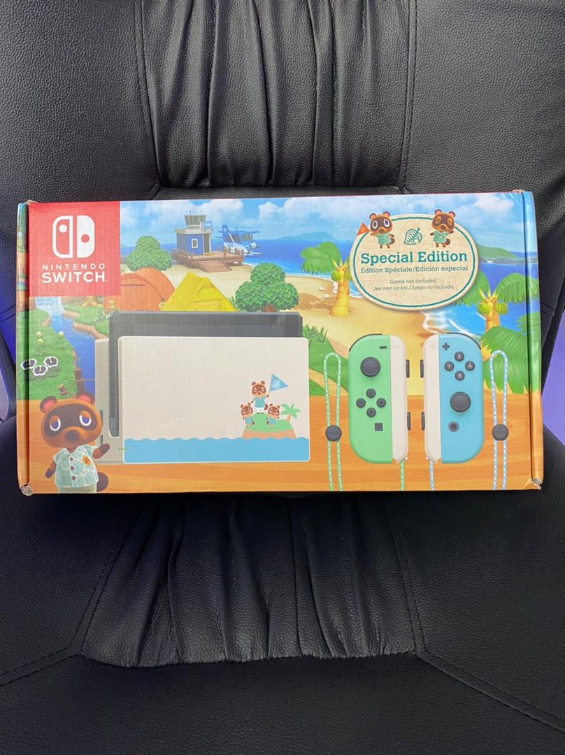 consolas y videojuegos - Nintendo Switch Animal Crossing Edition