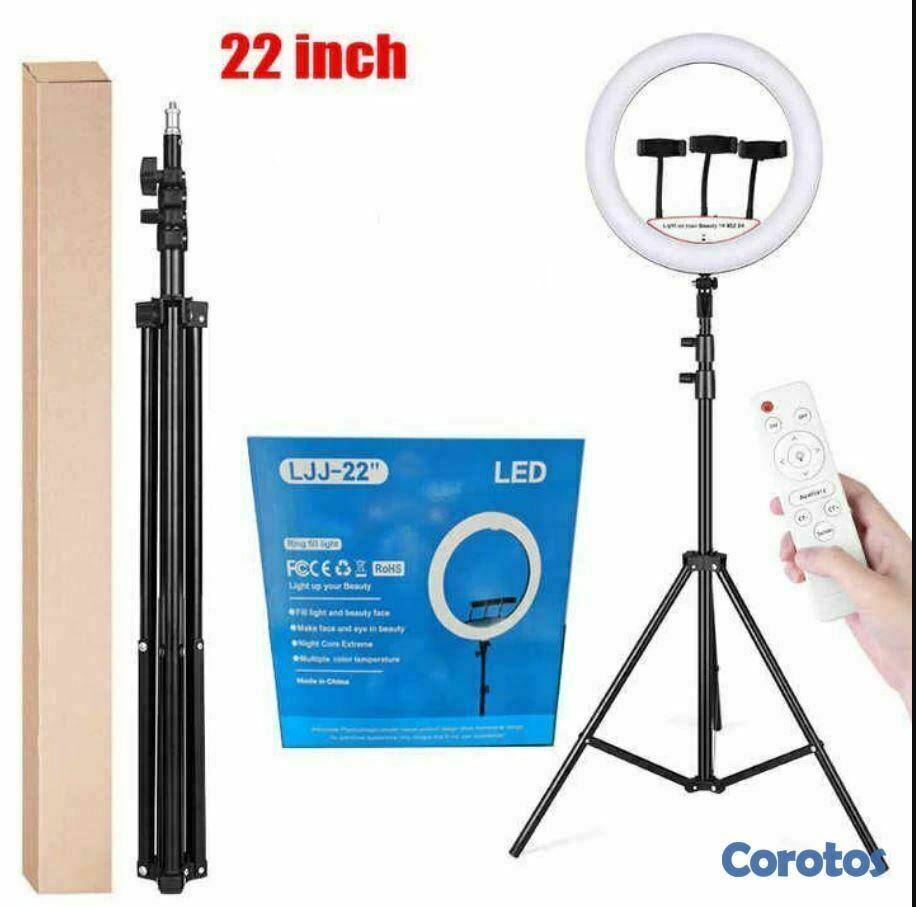 otros electronicos - ARO DE LUZ 22 PULGADAS IDEAL PARA FOTOS Y VIDEOS