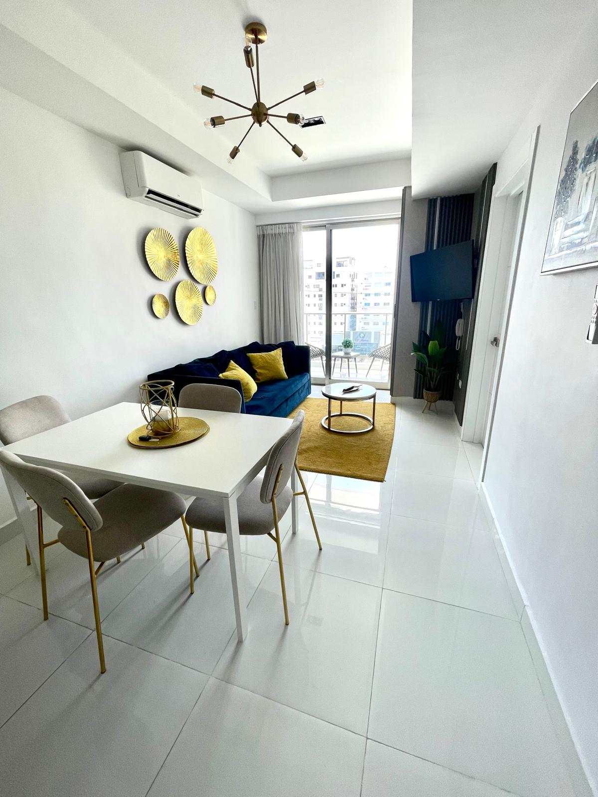 apartamentos - Apartamento amueblado de 1 hab en Urb. Real  1
