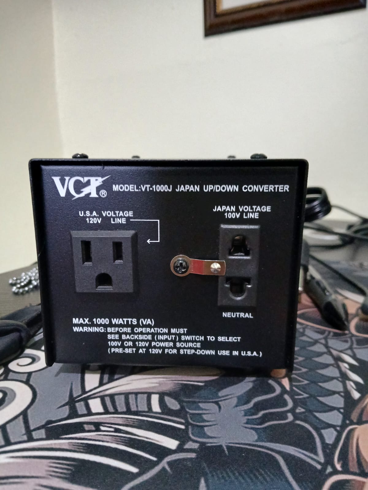 plantas e inversores - Transformador VCT VT 2000J de voltaje japonés 