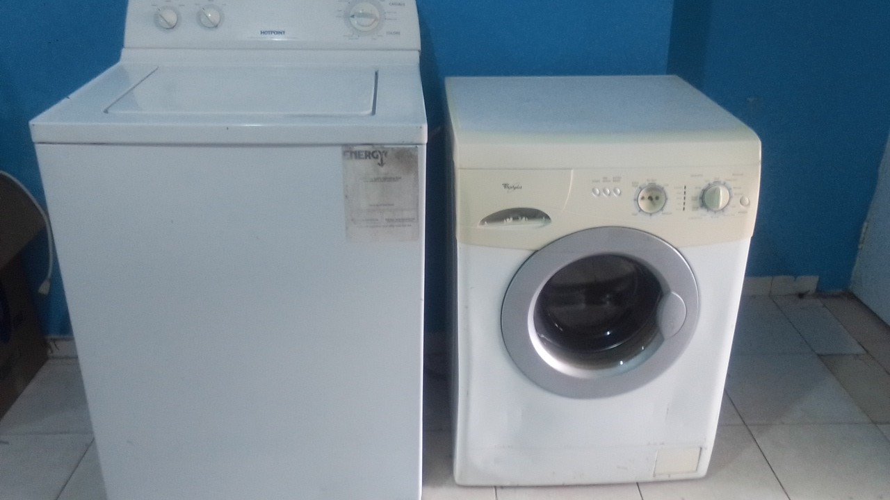 electrodomesticos - lavadora whirlpool y lavadora hotpoint