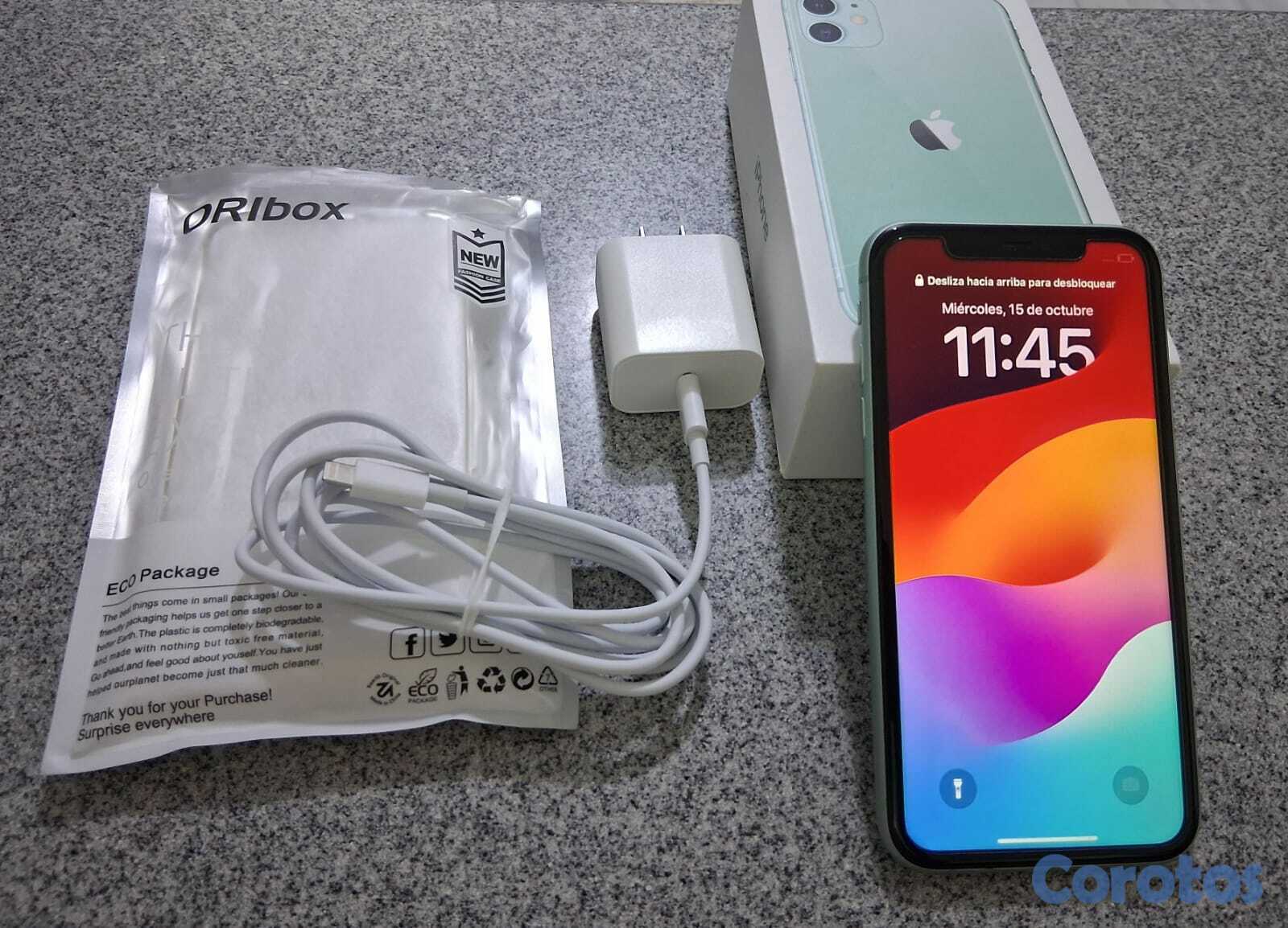 celulares y tabletas - IPHONE 11 64GB COMO NUEVO!! CON SU CAJA ORIGINAL   1
