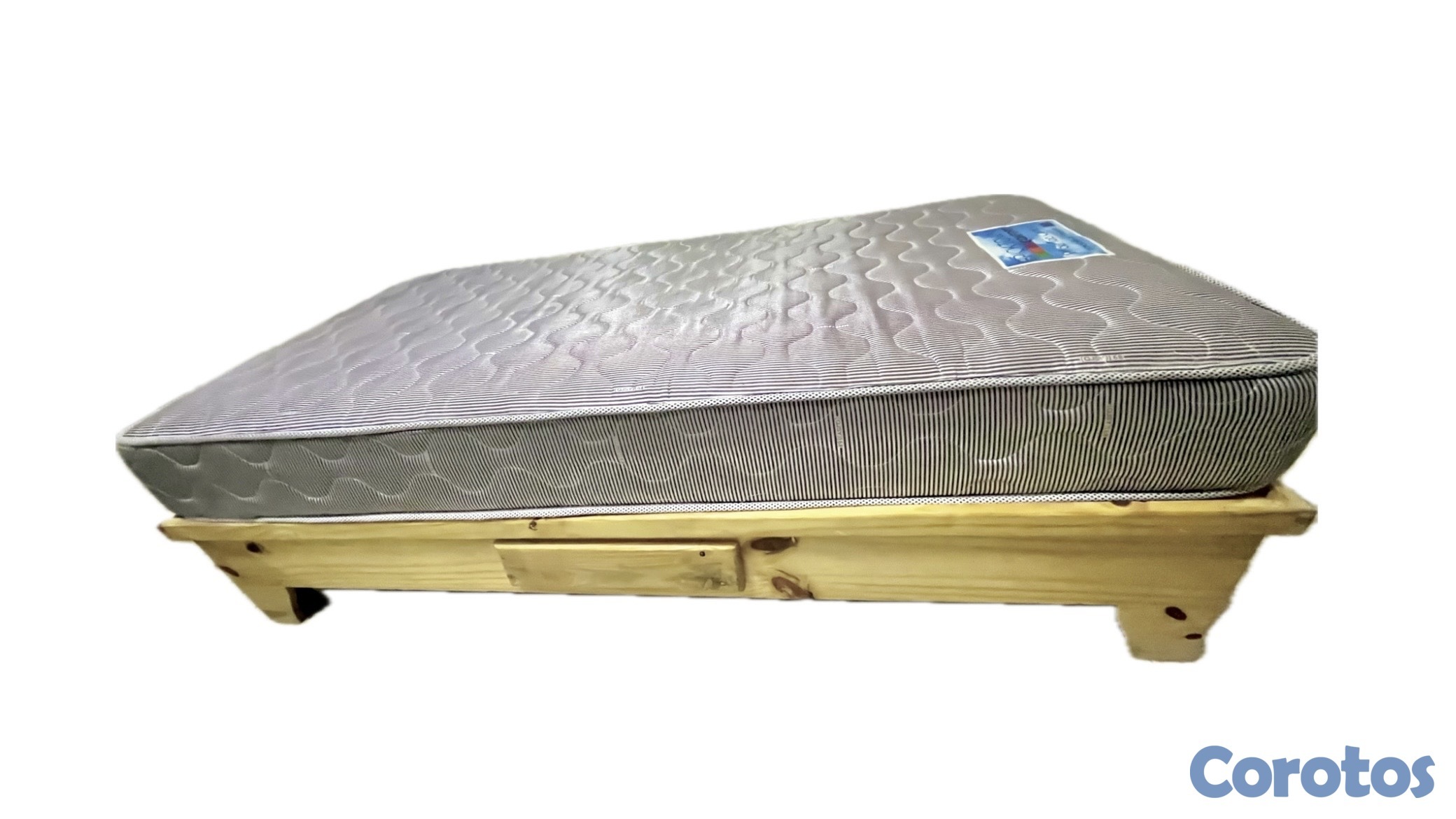 muebles y colchones - ESPECIAL ‼️BASE DE CAMA TWIN  + COLCHÓN PILOWTOP INCLUIDO 1