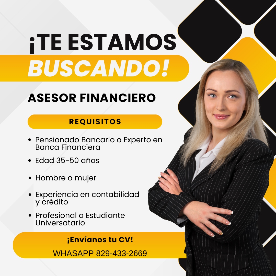 empleos disponibles - ASESOR FINANCIERO
