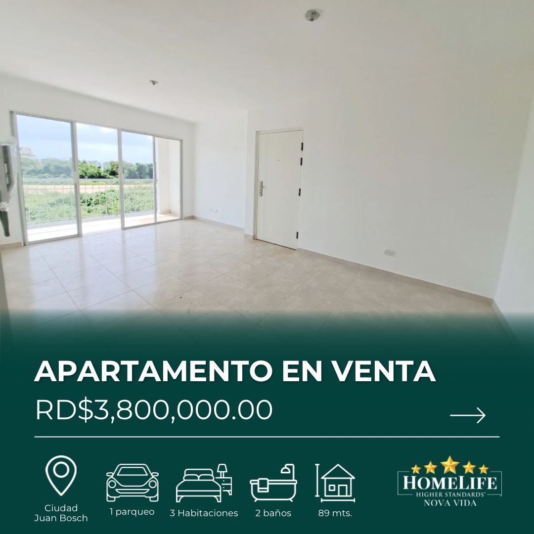 apartamentos - Apartamento en Ciudad Juan Bosch