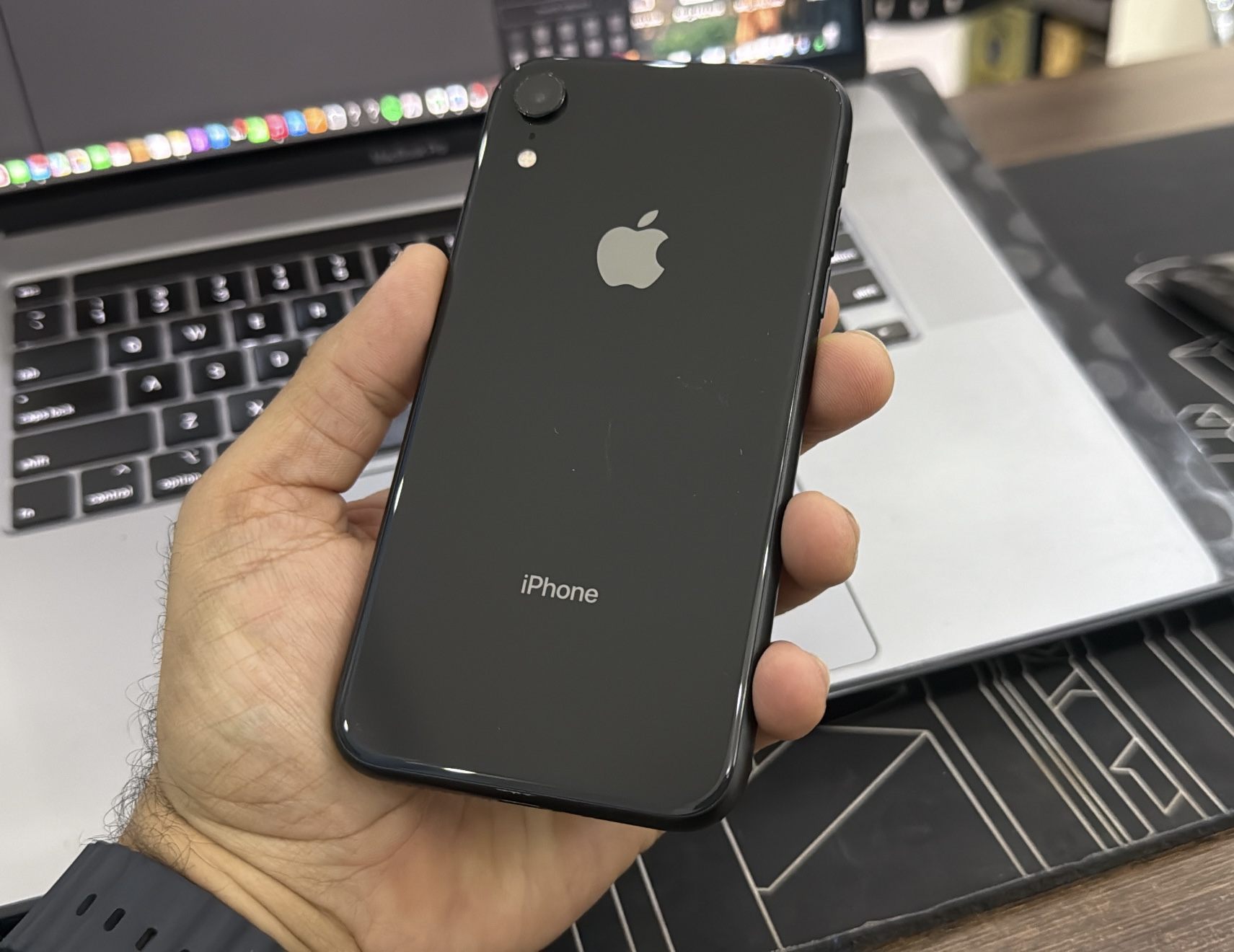 celulares y tabletas - iPhone XR 64GB Negro Usado, Desbloqueado,$ 9,500  1