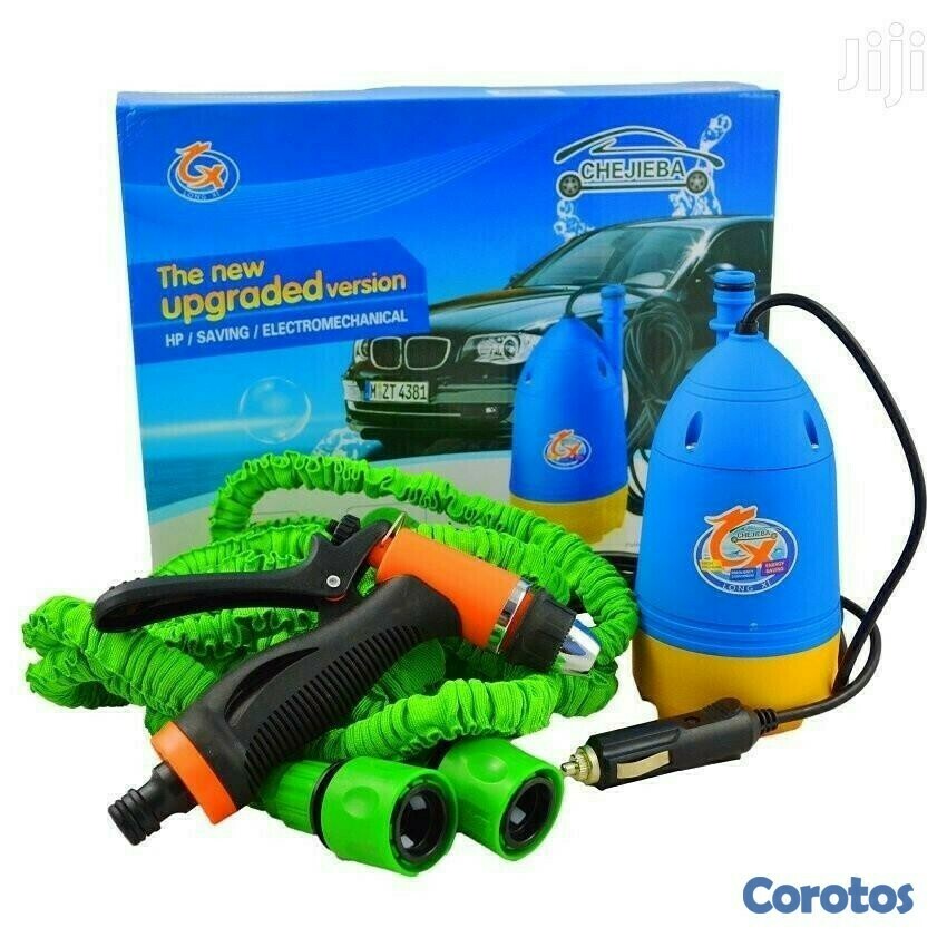 herramientas, jardines y exterior - Bomba de agua portátil de alta presión automática para automóvil / multiusos.