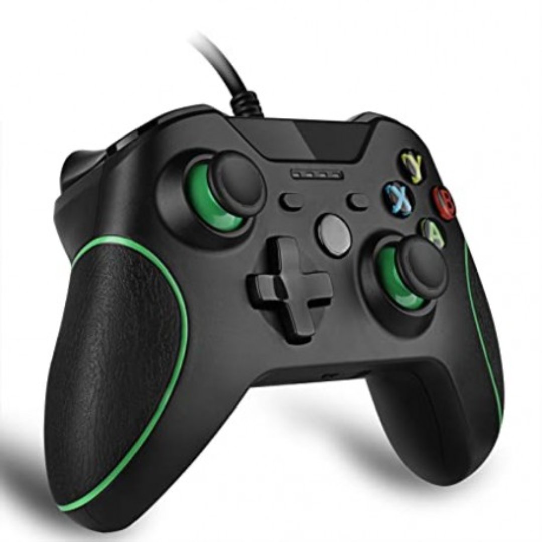 computadoras y laptops - CONTROL  GAME PAD  PARA  JUEGOS FANTECH VERDE/NEGRO  PARA PC/PS3, NEGRO 0