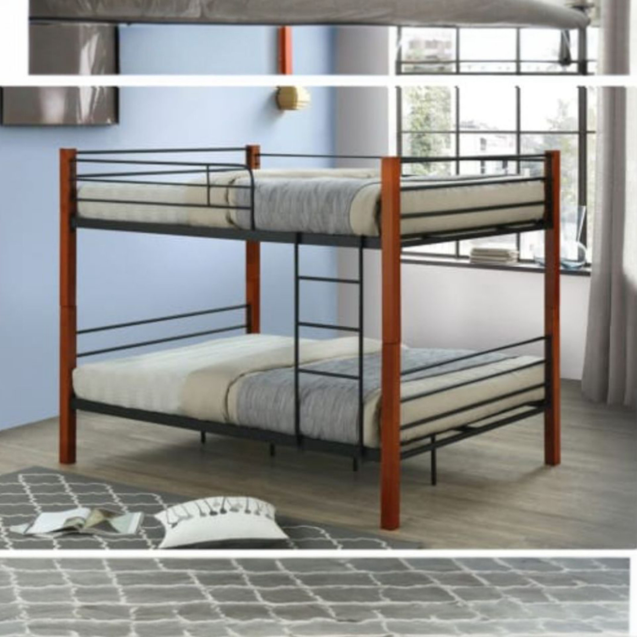 muebles y colchones - CAMAROTE BASE METAL FULL 54X54 REF.11585