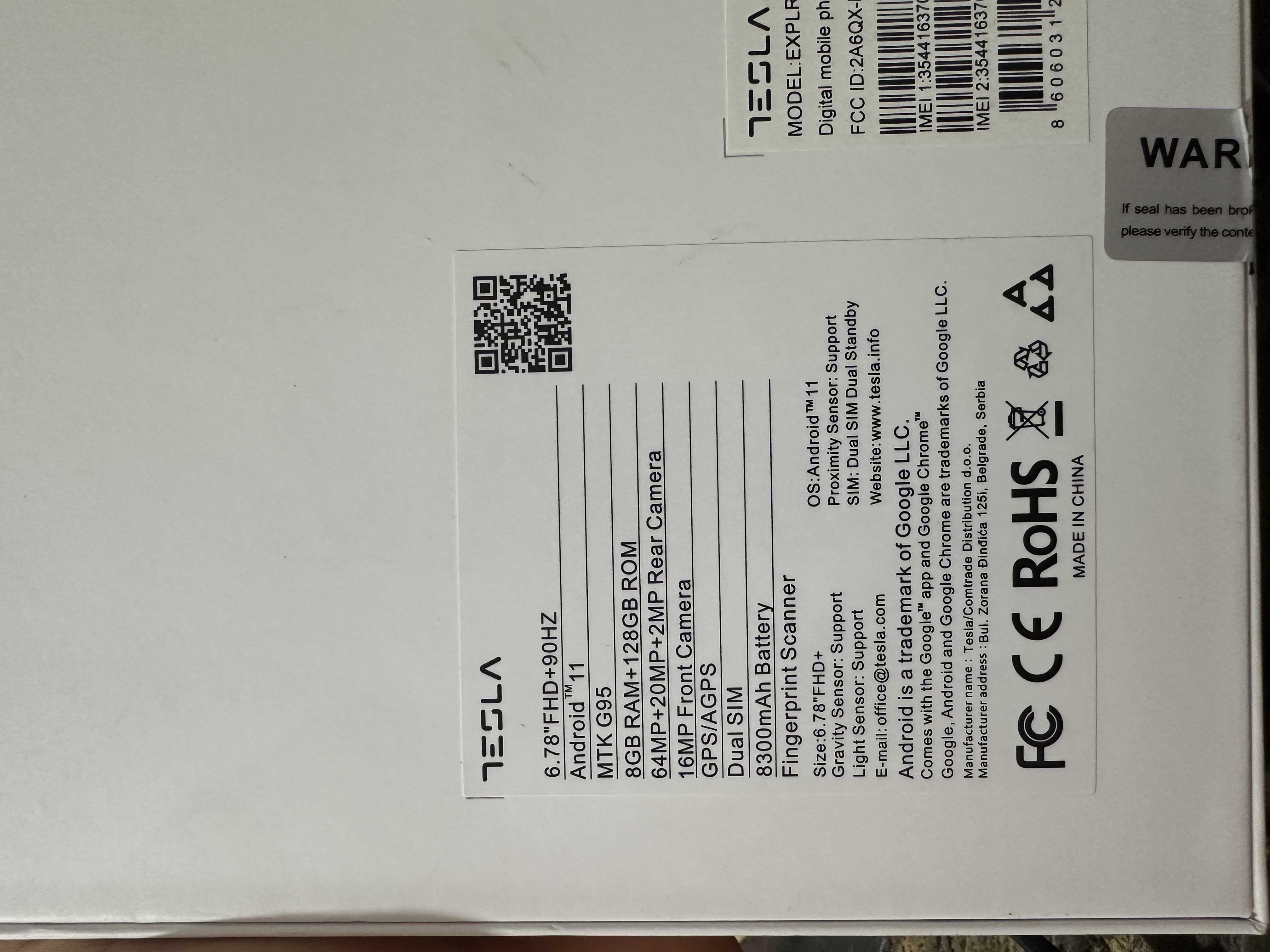 celulares y tabletas - Tesla EXPLR9 128Gb 8 de Ram Batería 8400mAh, también tengo Crédito.  2