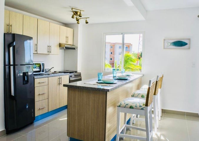 apartamentos - Proyecto en venta Punta Cana #24-1904 un dormitorio, balcón, piscina, BBQ.
 4