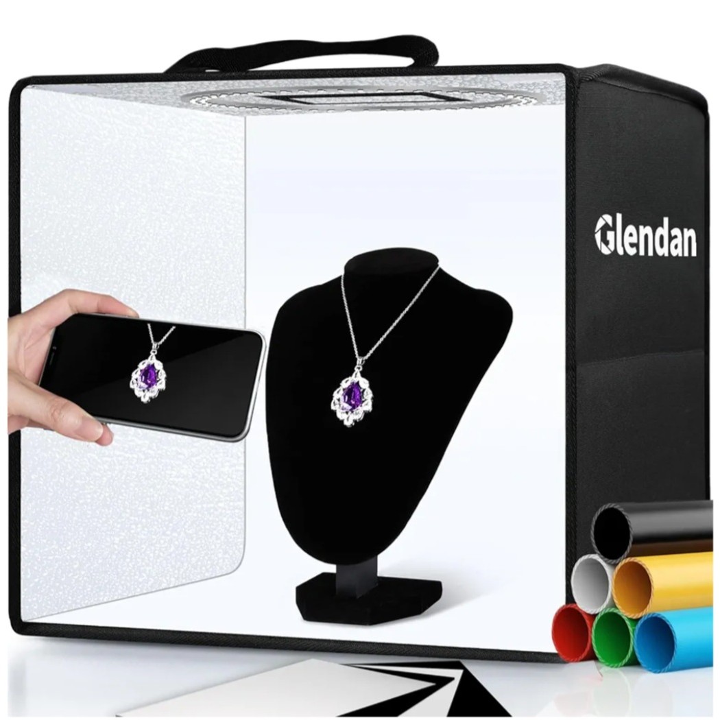 otros electronicos - Portable Photo Studio Light Box 12"×12" 1