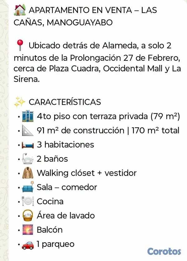 apartamentos - Venta de Apartamento Las Canas 4