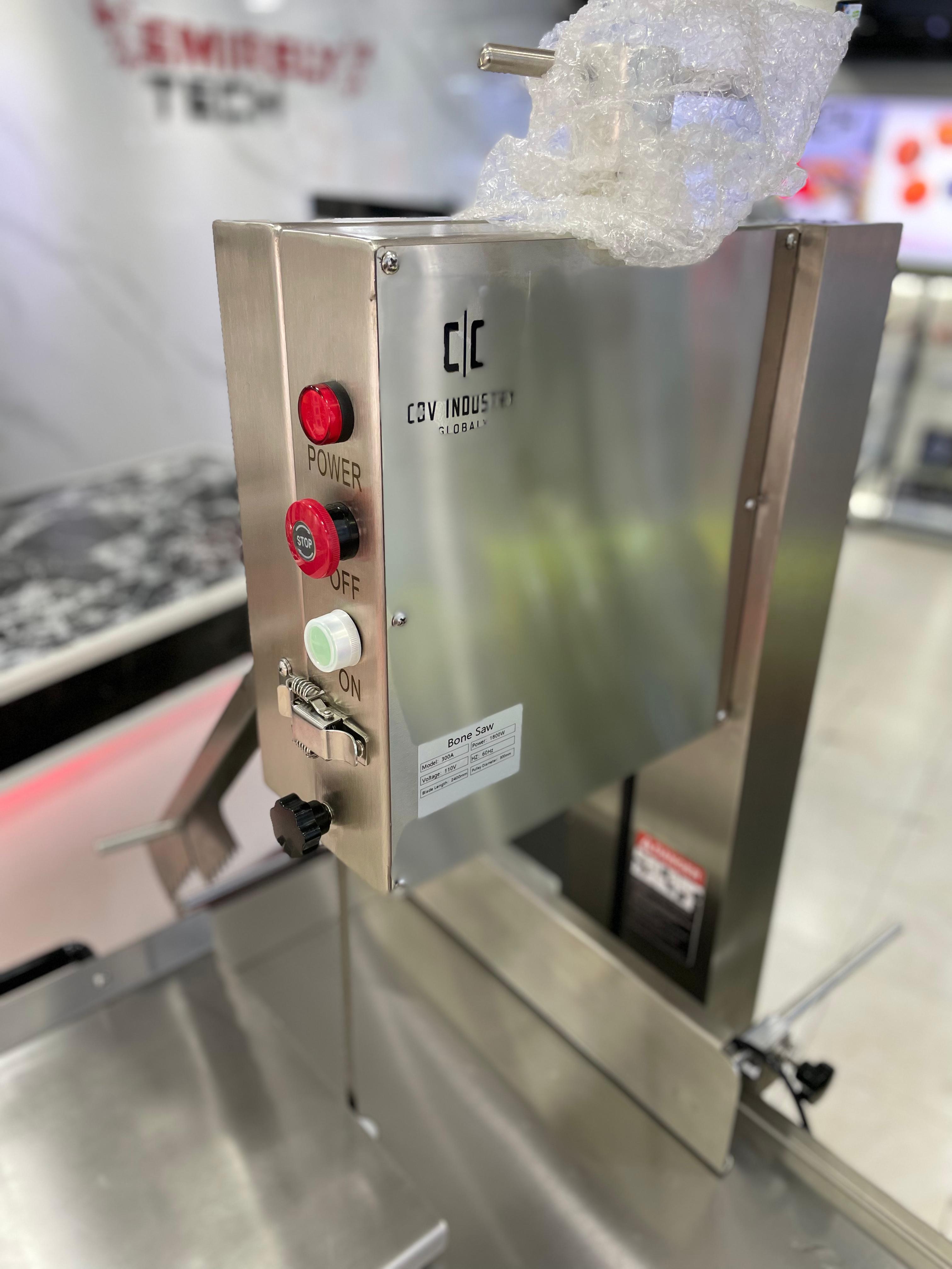 equipos profesionales - Sierra sinfin cortadora de carne hueso industrial 8
