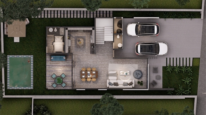 casas - Venta de casa en la Autopista de San Isidro Prado Oriental Santo Domingo este  2