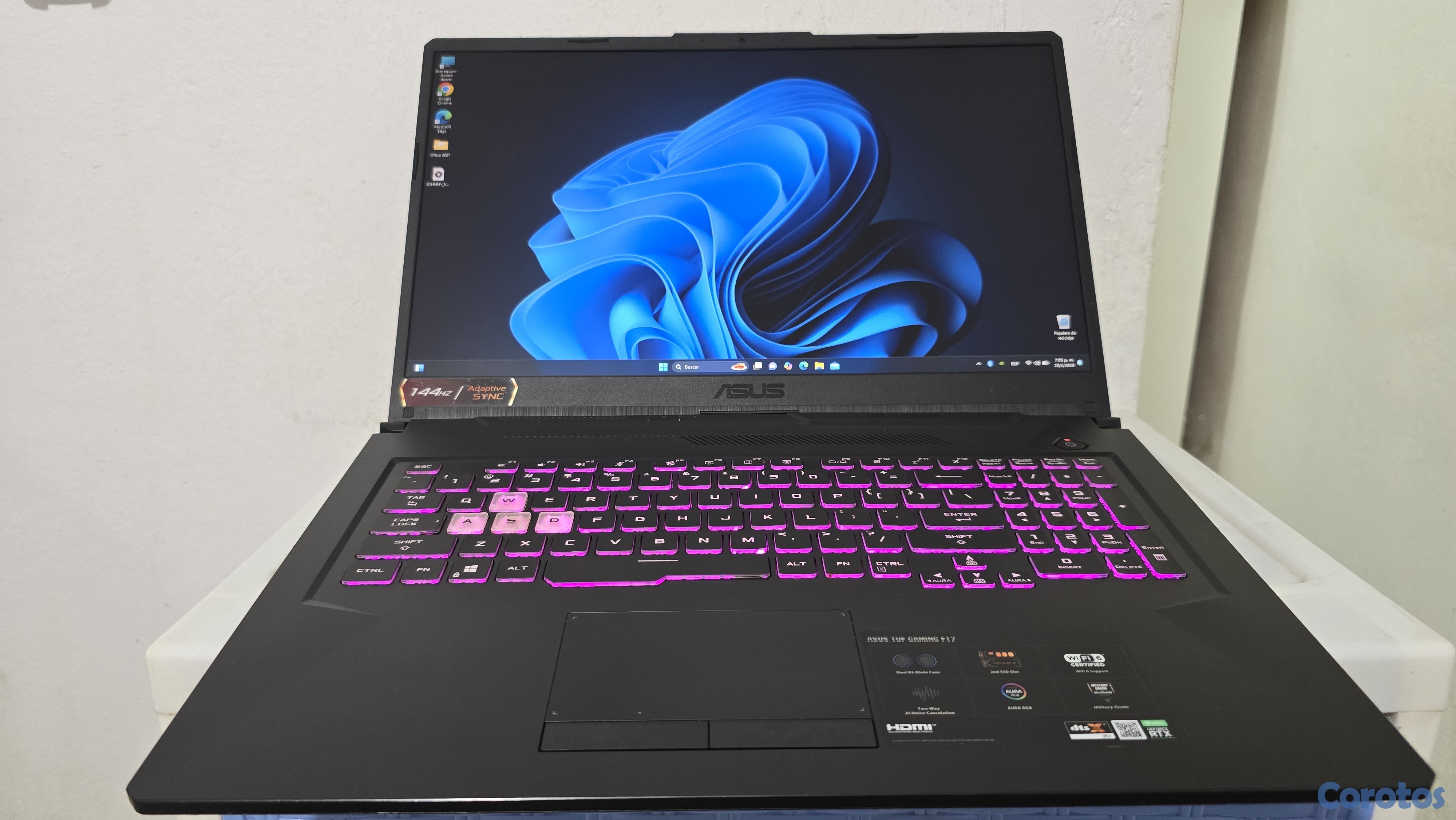 computadoras y laptops - Asus Gamer 17.3 Pulg Core i5 11va Ram 32gb Disco 512gb Nvidea Rtx 3050 Ti 20gb  1