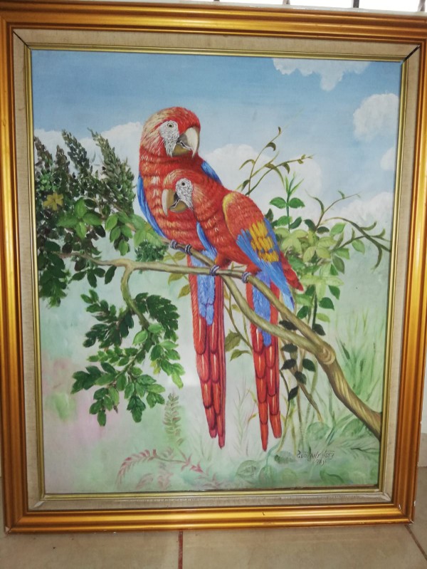 decoración y accesorios - Cuadros pintados a mano.