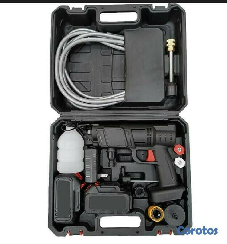 herramientas, jardines y exterior - Maquina de agua a presion portatil  2 baterias 24v y 48v 3