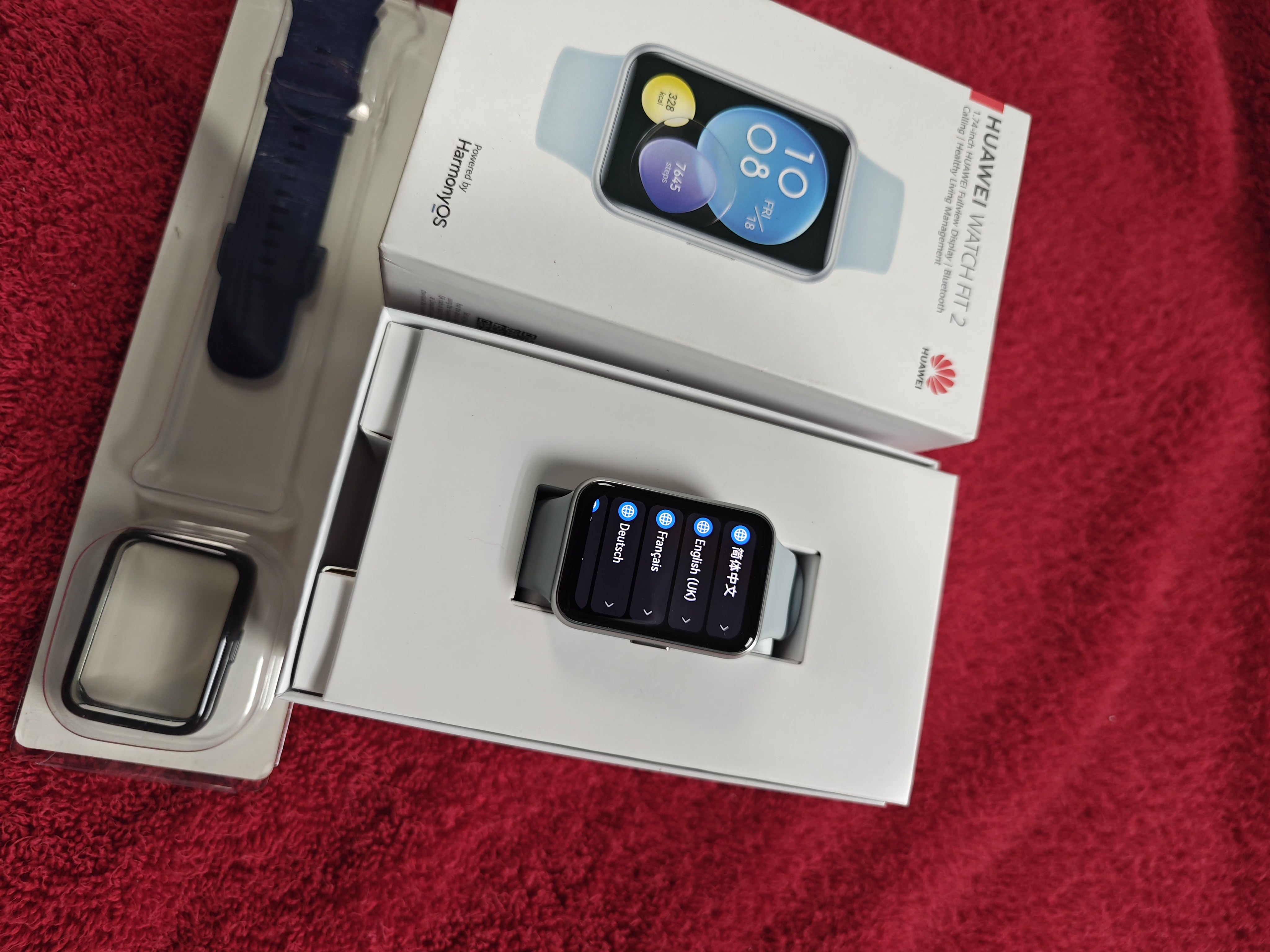 celulares y tabletas - Reloj ⌚ Huawei watch Fit 2. 15 día de uso con una correa adicional y cover  2