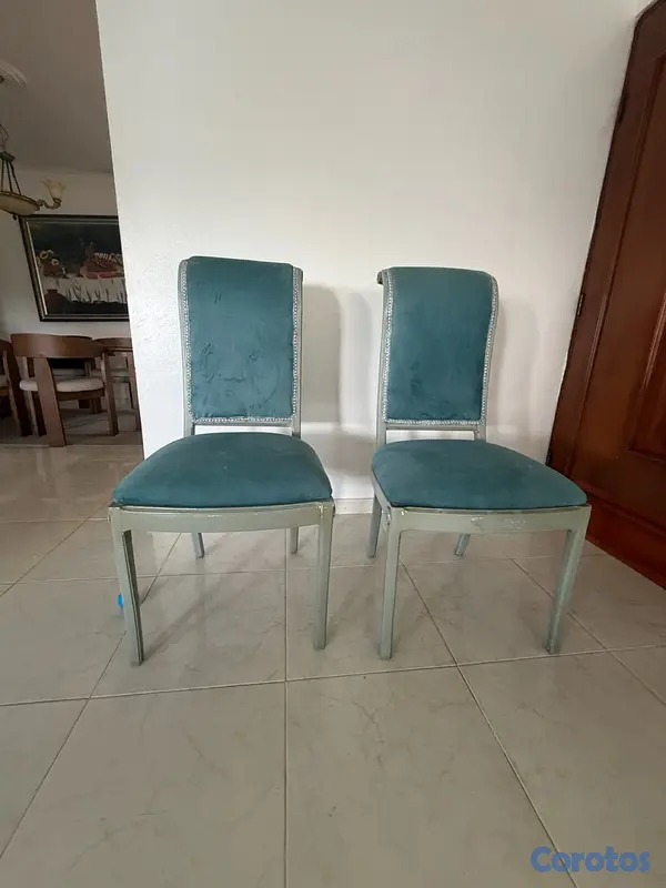 decoración y accesorios - 2 sillas en madera 2