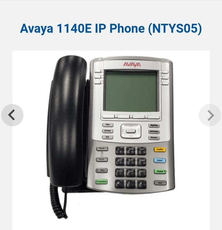 otros electronicos - Telefono de escritorio Avaya 1140E IP Phone (NTYS05)