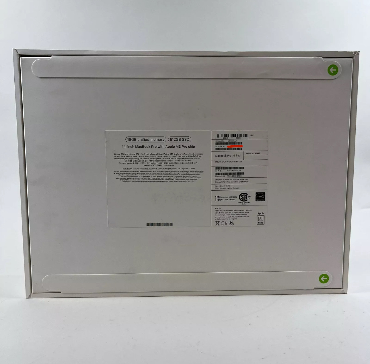 computadoras y laptops - MacBook Pro 14” M3 Pro 18GB/512GB Space Black 2