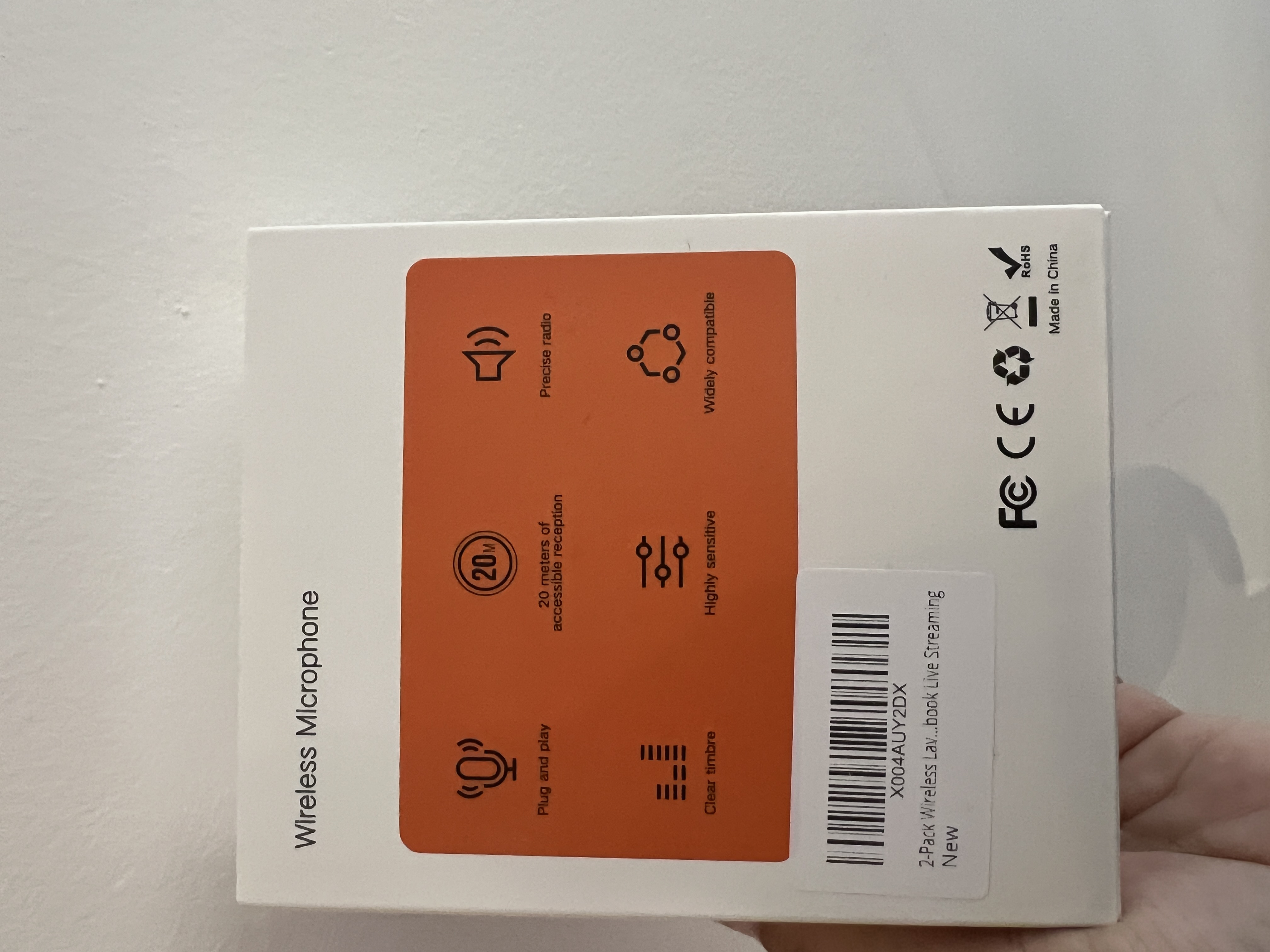 camaras y audio - 🎤 Micrófono de Solapa Inalámbrico 2 en 1  3