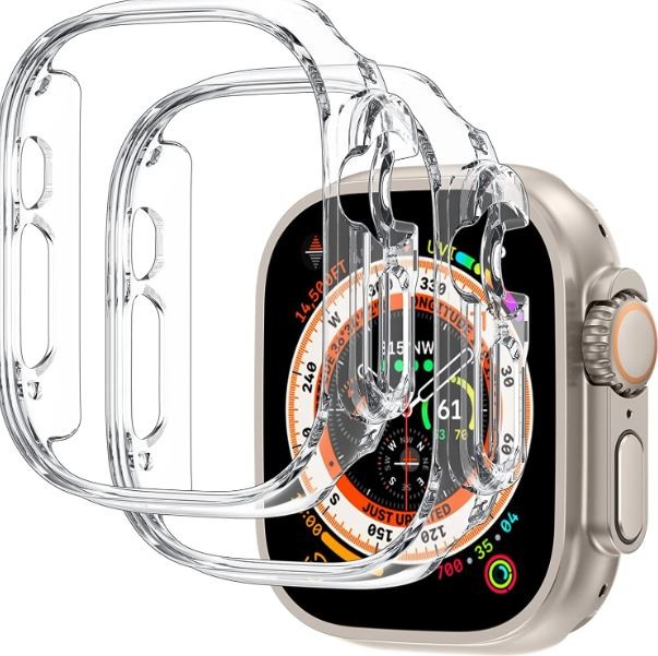 celulares y tabletas - Cover Transparente Para Smartwatch apple watch ultra 49mm