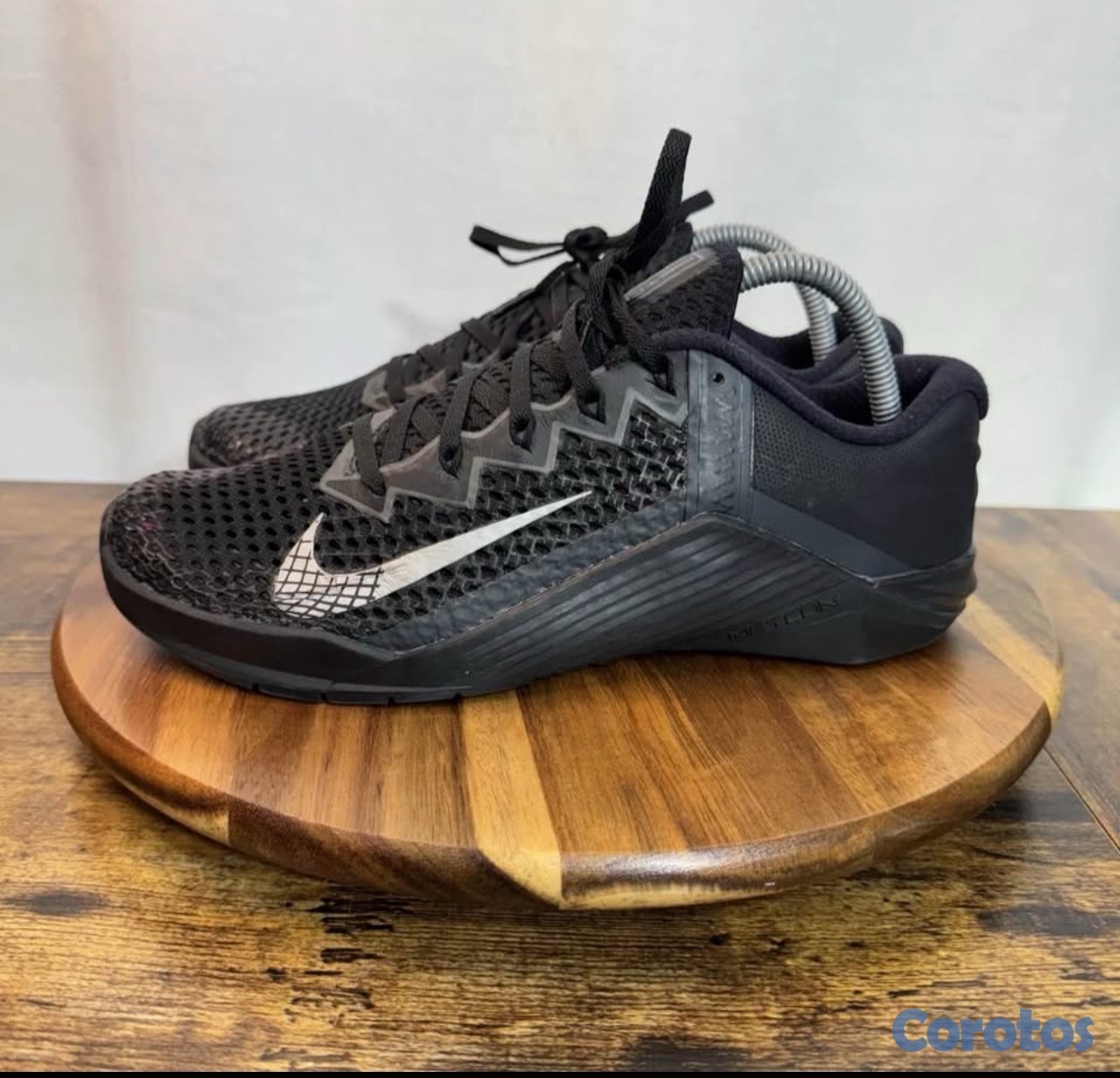zapatos para hombre - Nike Metcon 5 Shoes Mens Size 8 Black Silver Training CrossFit 3