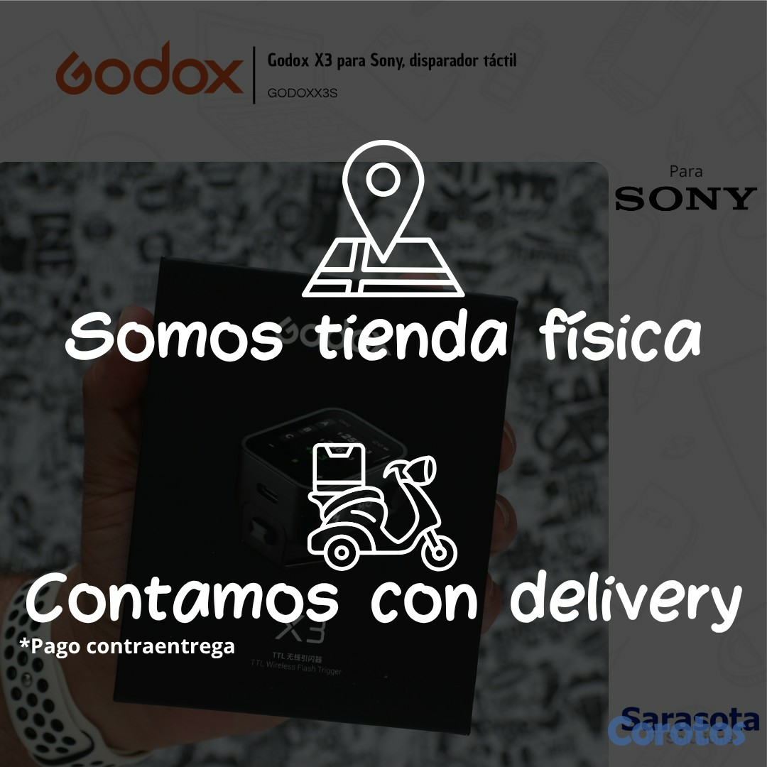 accesorios para electronica - Godox Disparador X3 para Sony Garantía 1 año 3