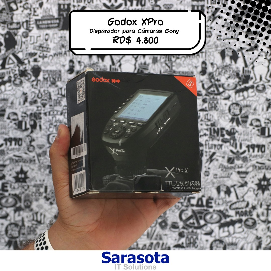 camaras y audio - Disparador Godox XPro para Sony Garantía 1 año Somos Sarasota