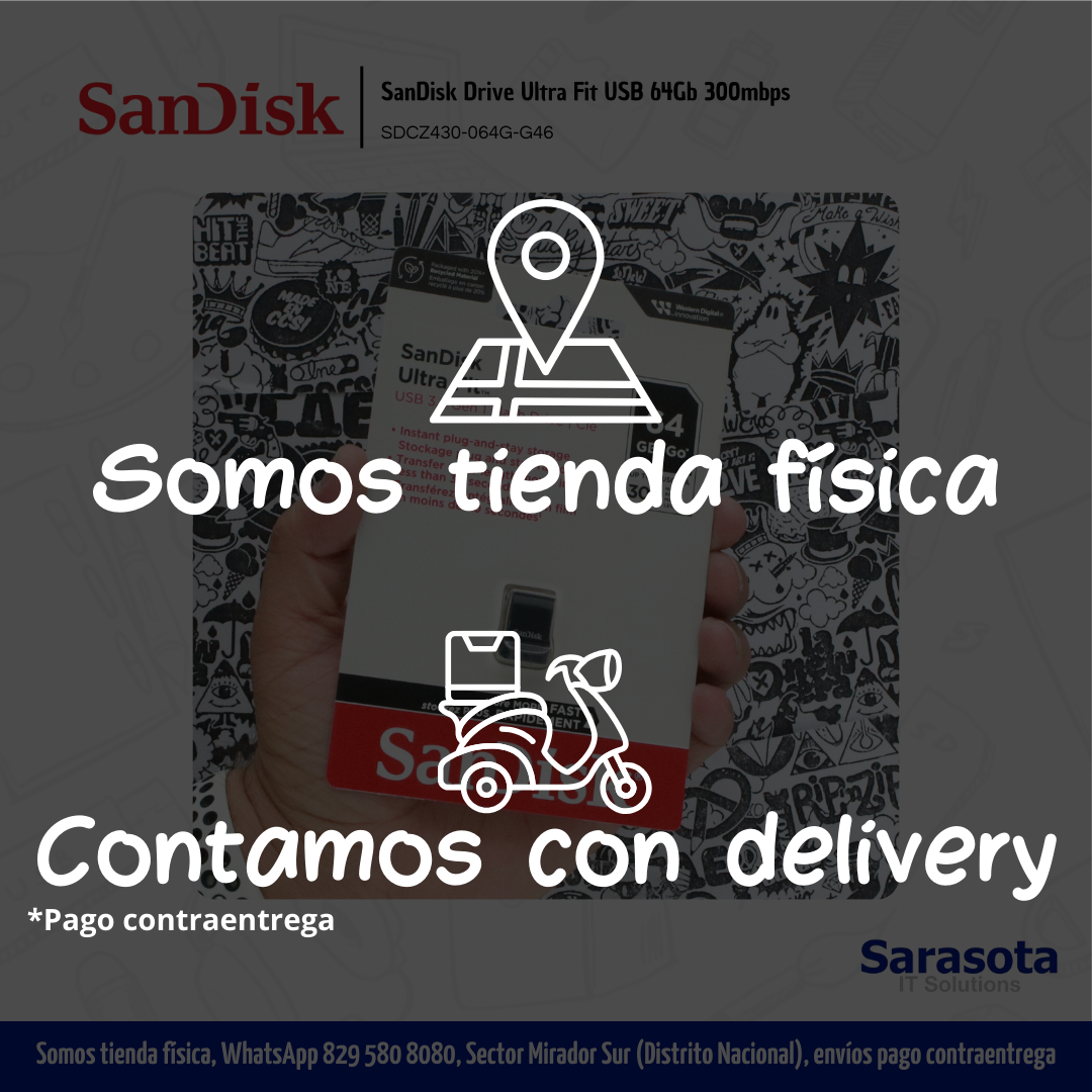 accesorios para electronica - Sandisk memoria USB 3.2 Ultra Fit de 64Gb 300mbps 2