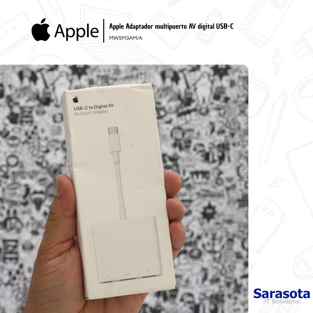 accesorios para electronica - Adaptador multipuerto de USB-C a AV digital Apple 1