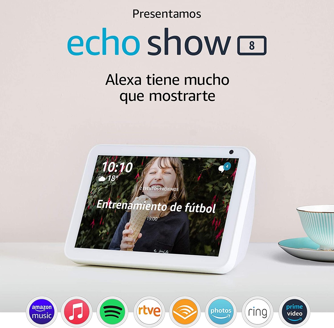 computadoras y laptops - Alexa Echo Show 8 Blanco, nuevo,  en su caja.