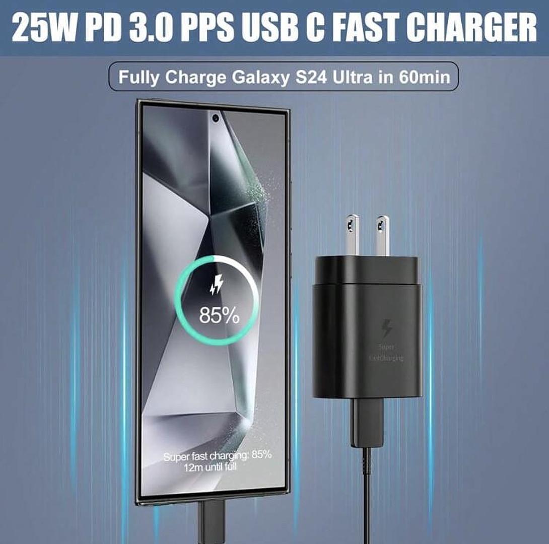 celulares y tabletas - Cargador Carga Rapida 25W Tipo C con cable de 2 Metros