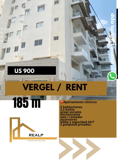 apartamentos - Apartamento 3 habitaciones vergel