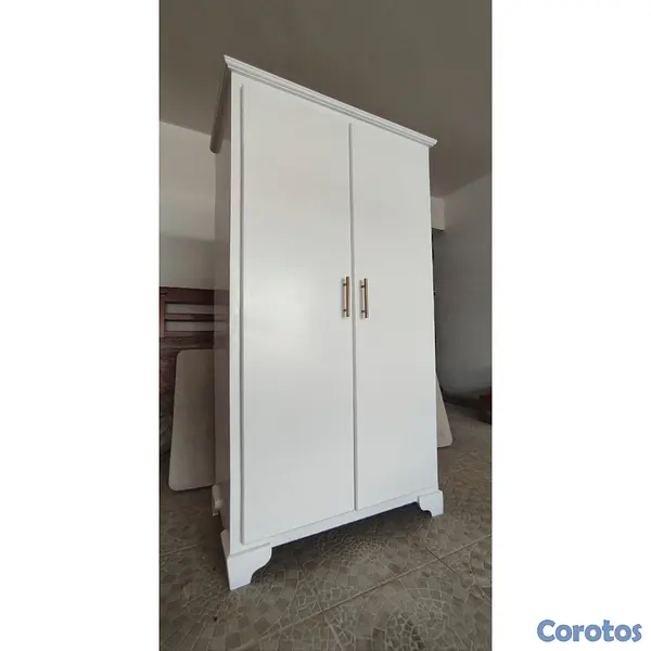 muebles y colchones - Ropero pequeño blanco  3