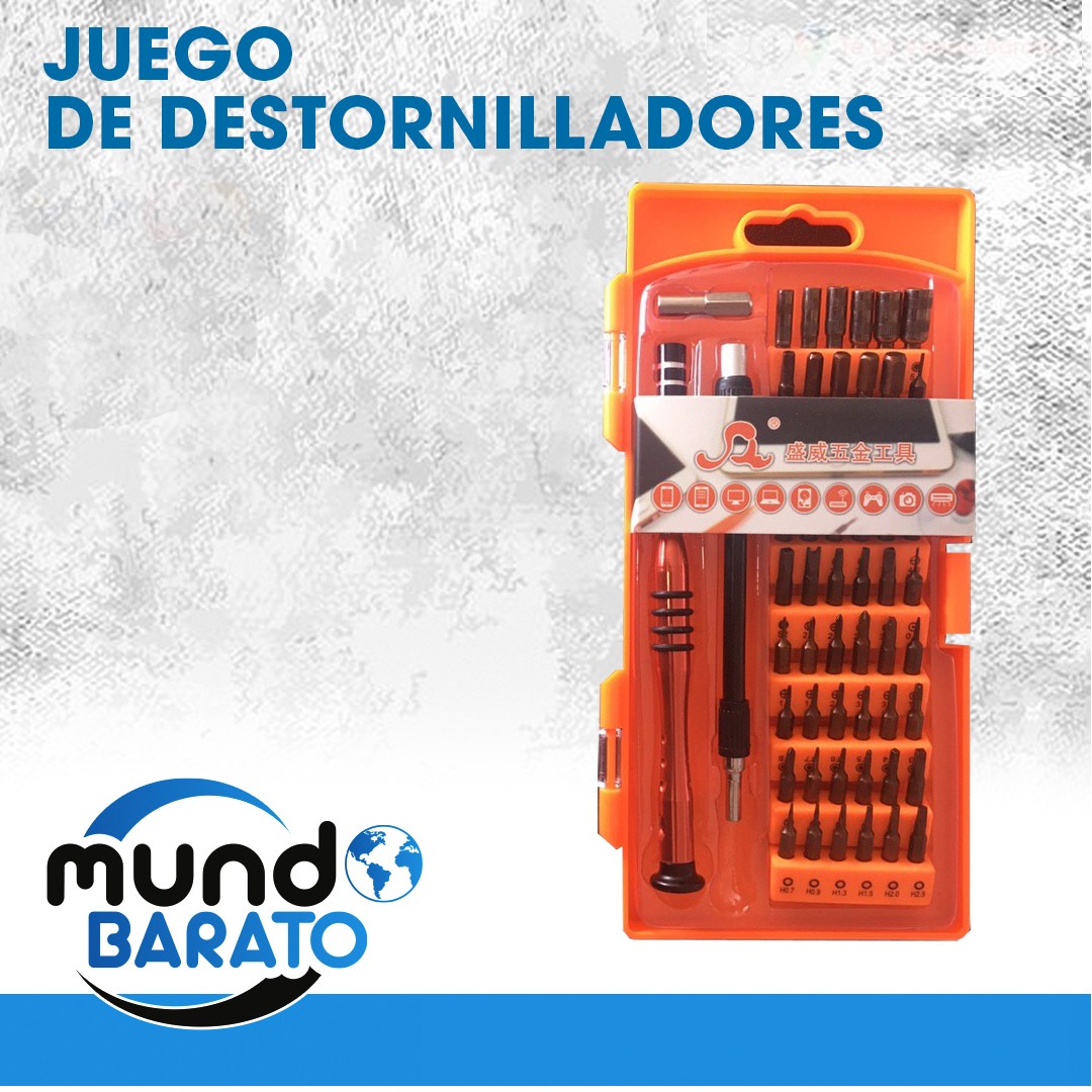 accesorios para electronica - Juego de Destornilladores Profesionales Kit de Herramientas 57 PIEZAS 1
