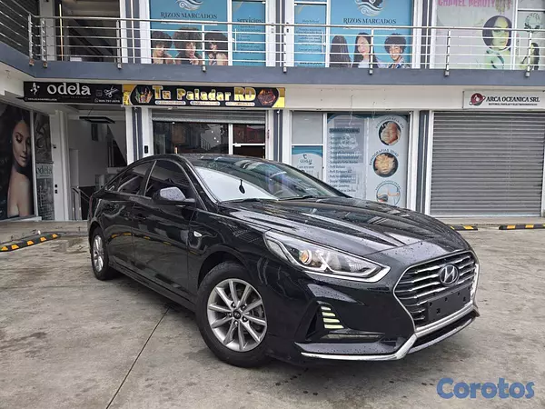 carros - HYUNDAI SONATA NEW RISE 2018 NEGRO GASOLINA 5