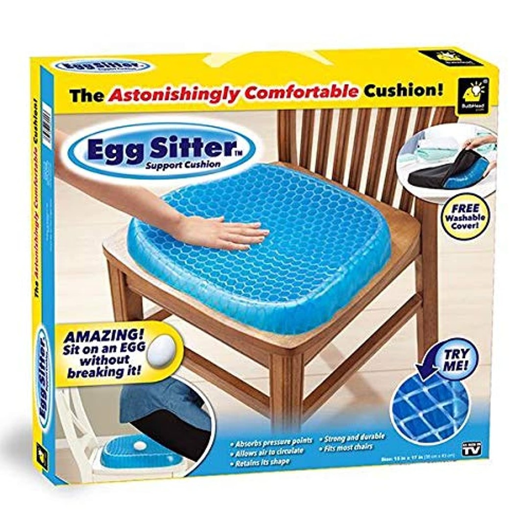 muebles y colchones - Cojín de gel de apoyo para asiento de oficina en casa Egg Sitter  1