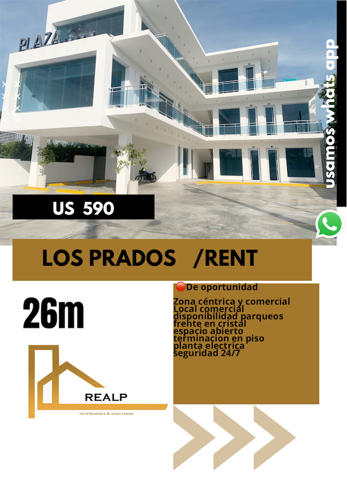 oficinas y locales comerciales - Locales nuevos en los prados 