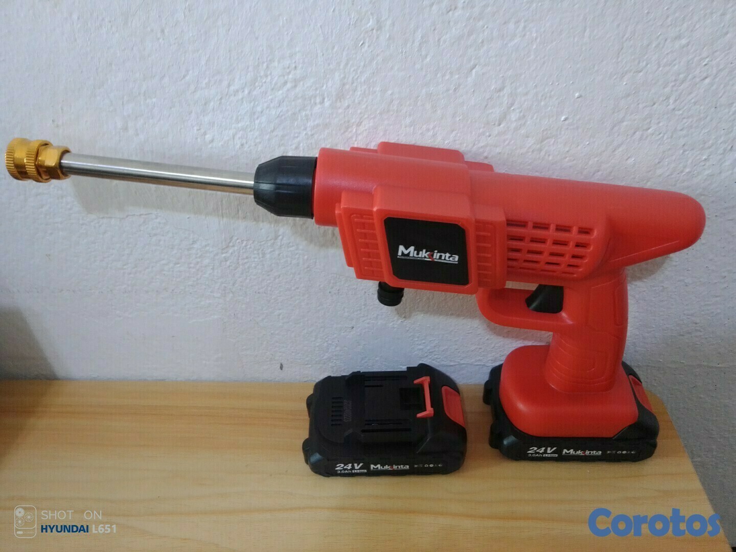 herramientas, jardines y exterior - PISTOLA DE AGUA A PRESIÓN 24V MUKINTA JMT-1044 7