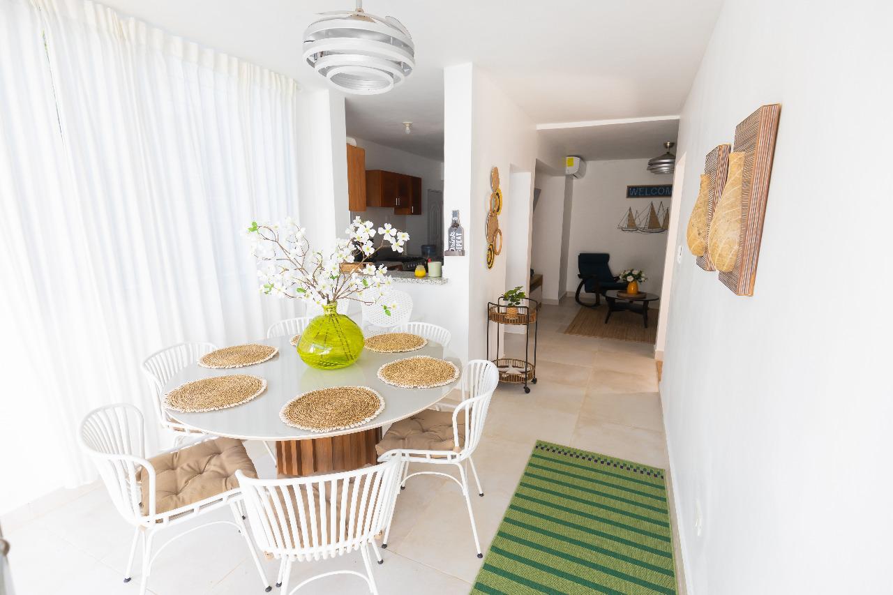 casas vacacionales y villas - 🔵 Villa 2 niveles Amueblada En Punta Cana  3