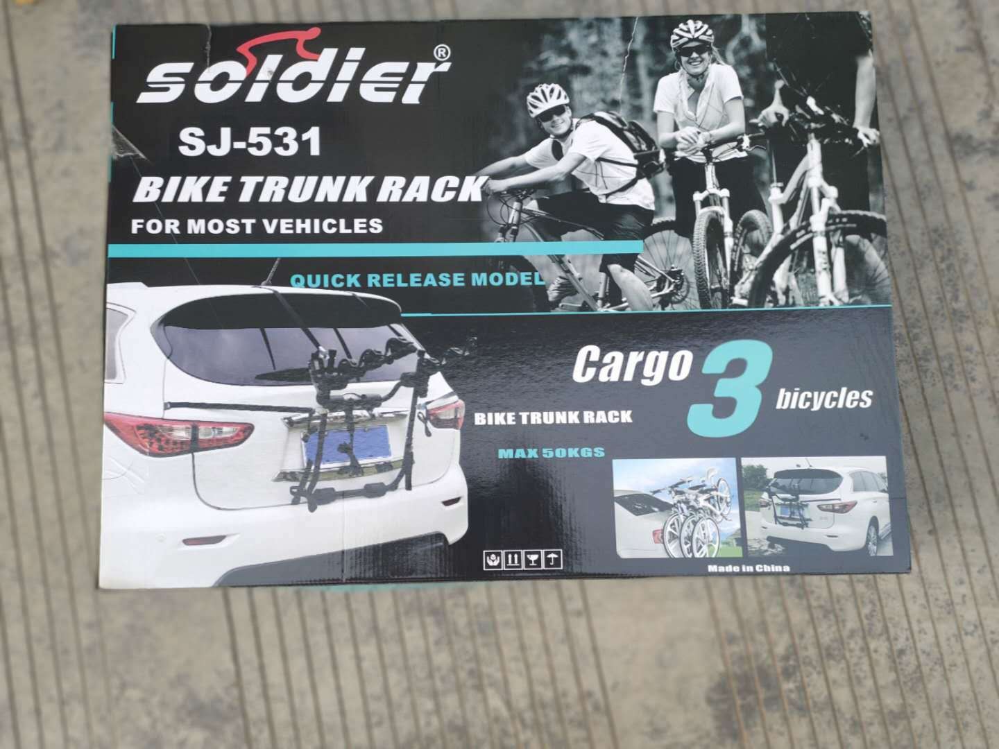 bicicletas y accesorios - Rack de vehiculo, porta bicicletas de 3 