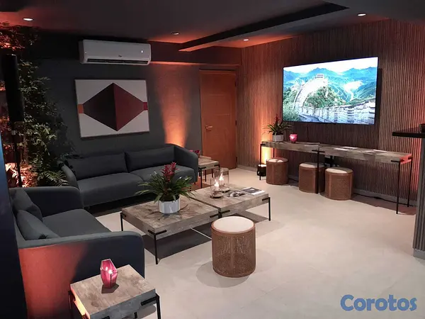 apartamentos - Se alquila, Apartamento 1Hab Amueblado c/Lobby, Te 8