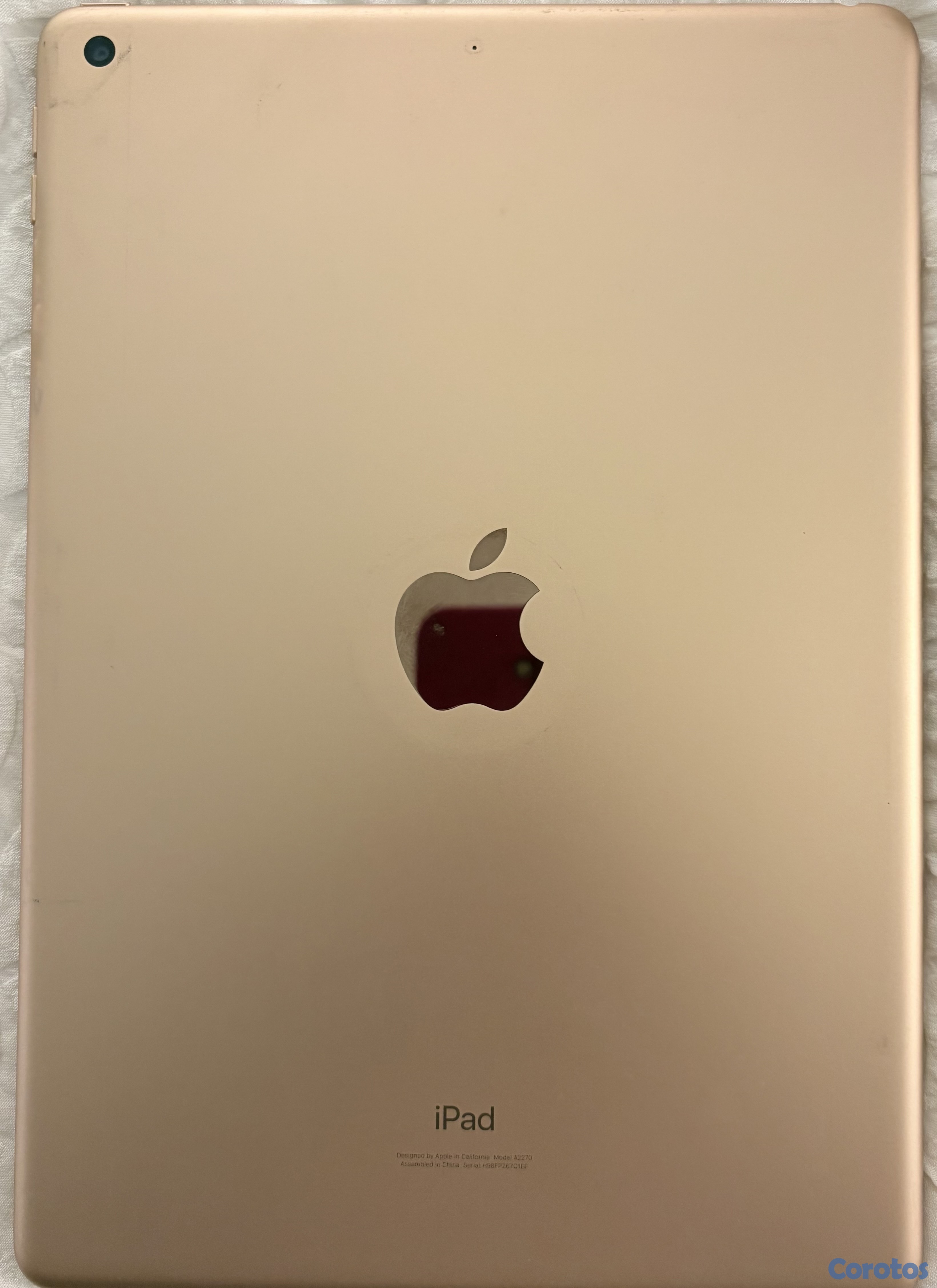 celulares y tabletas - iPad serie 8 casi nueva Rose Gold con su case y cargador y su caja  2