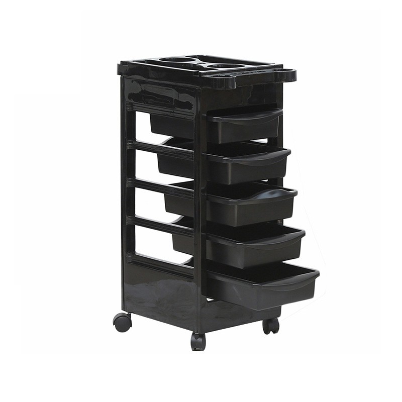 salud y belleza - Rolera para salon de belleza barberia con ruedas 5 gavetas  1